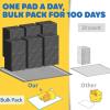 image100Pack XLarge Puppy Pads  34 x 28 Pee Pads for Dogs Potty Training with LeakProof QuickDry Design 6Layer Wee Wee Pads for Dogs BlueBlack